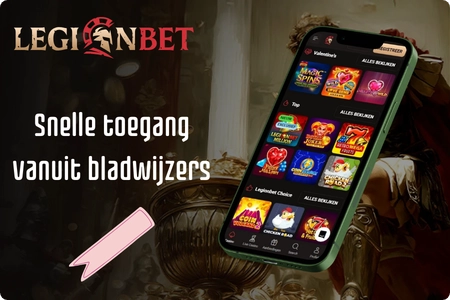 Snelle Toegang via Bladwijzers naar Legion Bet
